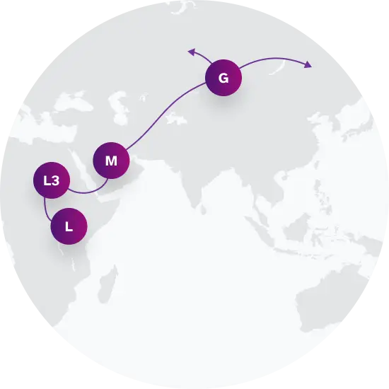 G2 Migration Map